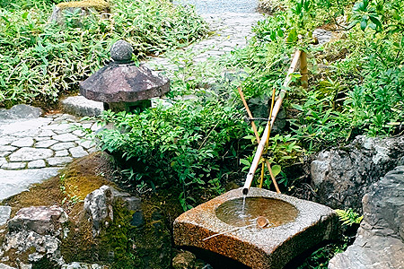 Diseño jardín japonés estilo Chaniwa o jardín del té