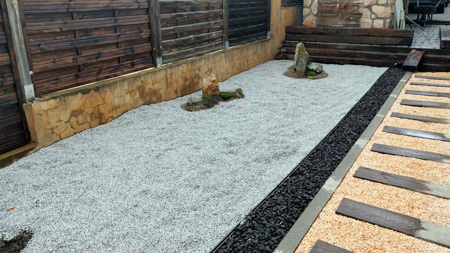 Jardin japones realizado por Bonsaikido